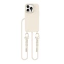 Etui Tech-Protect MagNecklace MagSafe na iPhone 15 Pro - beżowe Tech-Protect