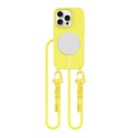 Etui Tech-Protect MagNecklace MagSafe na iPhone 15 Pro - żółte Tech-Protect