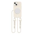 Etui Tech-Protect MagNecklace MagSafe na iPhone 15 - beżowe Tech-Protect