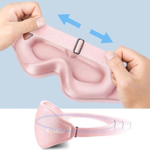 Maska do spania Tech-Protect Eyeshade Sleep Mask - różowa Tech-Protect