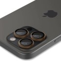 Osłona Aparatu Spigen Optik Pro GLAS.TR "EZ FIT" Camera Protector 2-PACK na iPhone 16 Pro / Pro Max - brązowa Spigen