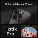 Osłona Aparatu Spigen Optik Pro GLAS.TR "EZ FIT" Camera Protector 2-PACK na iPhone 16 Pro / Pro Max - brązowa Spigen