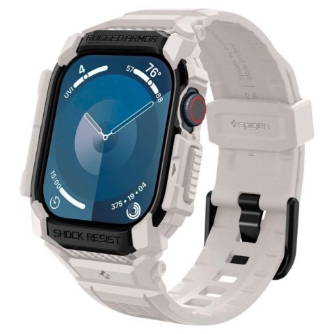 Pasek Spigen Rugged Armor "Pro" na Apple Watch 10 (46 MM) - beżowy Spigen
