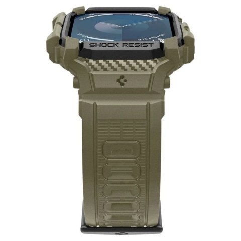 Pasek Spigen Rugged Armor "Pro" na Apple Watch 10 (46 MM) - zielony Spigen