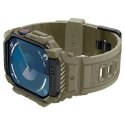 Pasek Spigen Rugged Armor "Pro" na Apple Watch 10 (46 MM) - zielony Spigen