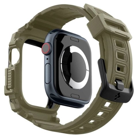 Pasek Spigen Rugged Armor "Pro" na Apple Watch 10 (46 MM) - zielony Spigen