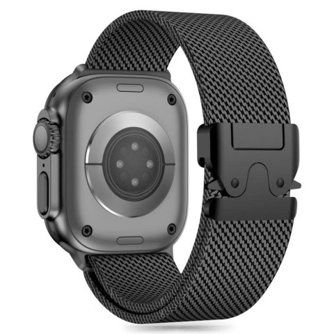 Pasek Tech-Protect Milano na Apple Watch 6 / 7 / 8 / 9 / 10 / SE / Ultra 1 / 2 (44 / 45 / 46 / 49 MM) - czarny Tech-Protect