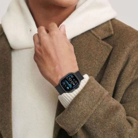 Pasek Tech-Protect Milano na Apple Watch 6 / 7 / 8 / 9 / 10 / SE / Ultra 1 / 2 (44 / 45 / 46 / 49 MM) - tytanowy Tech-Protect
