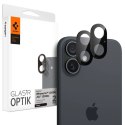 Szkło na aparat Spigen Optik GLAS.TR Camera Protector 2-PACK na iPhone 16 / 16 PLUS - czarne Spigen