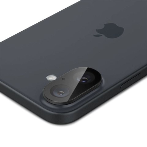 Szkło na aparat Spigen Optik GLAS.TR Camera Protector 2-PACK na iPhone 16 / 16 PLUS - czarne Spigen