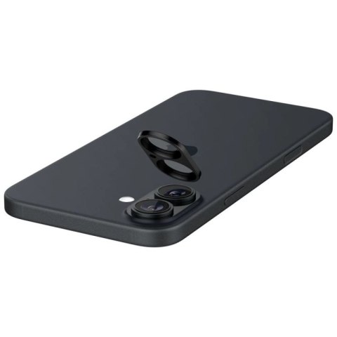 Szkło na aparat Spigen Optik GLAS.TR Camera Protector 2-PACK na iPhone 16 / 16 PLUS - czarne Spigen