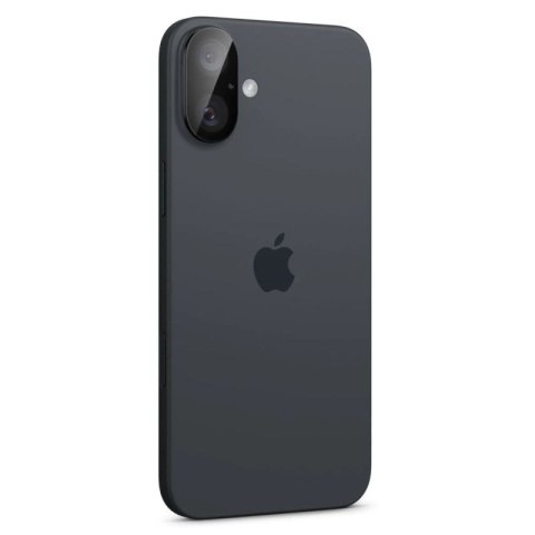 Szkło na aparat Spigen Optik GLAS.TR Camera Protector 2-PACK na iPhone 16 / 16 PLUS - czarne Spigen