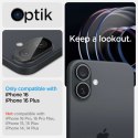 Szkło na aparat Spigen Optik GLAS.TR Camera Protector 2-PACK na iPhone 16 / 16 PLUS - czarne Spigen