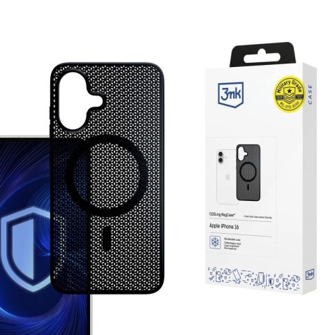 Etui 3mk COOLing MagCase na Apple iPhone 16 Plus - czarne 3mk Protection