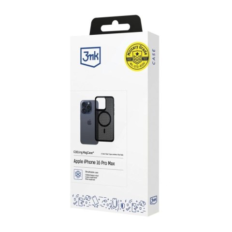 Etui 3mk COOLing MagCase na Apple iPhone 16 Pro Max - czarne 3mk Protection