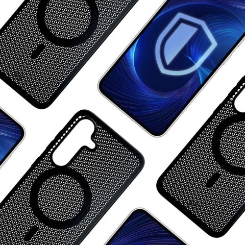 Etui 3mk COOLing MagCase na Samsung Galaxy S24+ - czarne 3mk Protection