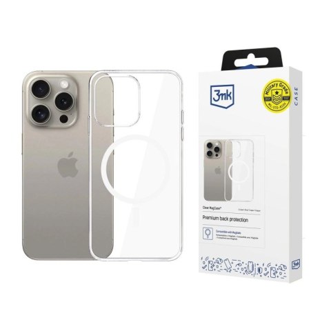 Etui 3mk Clear MagCase na Apple iPhone 15 Pro Max - przezroczyste 3mk Protection