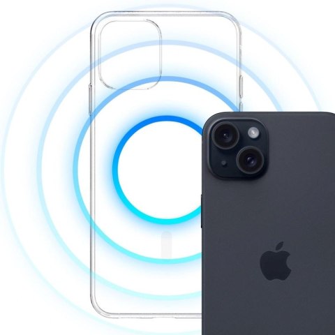 Etui 3mk Clear MagCase na Apple iPhone 15 - przezroczyste 3mk Protection