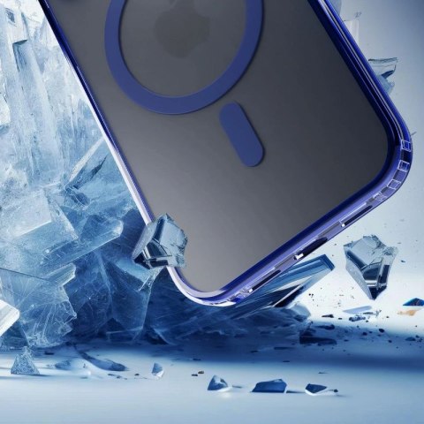 Etui 3mk Frosty MagCase Blue na Apple iPhone 16 Pro - przezroczyste 3mk Protection