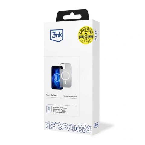 Etui 3mk Frosty MagCase White na Apple iPhone 15 Plus - białe 3mk Protection