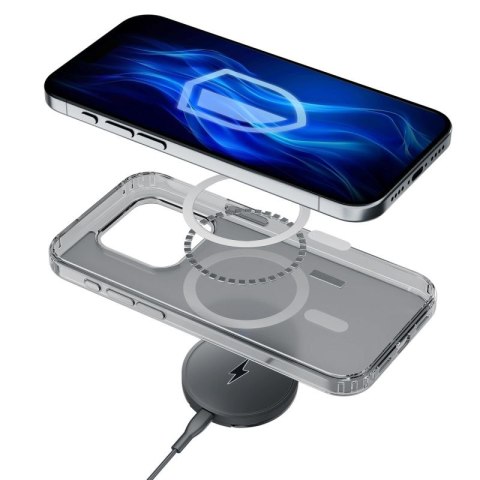 Etui 3mk Frosty MagCase White na Apple iPhone 15 Pro - białe 3mk Protection