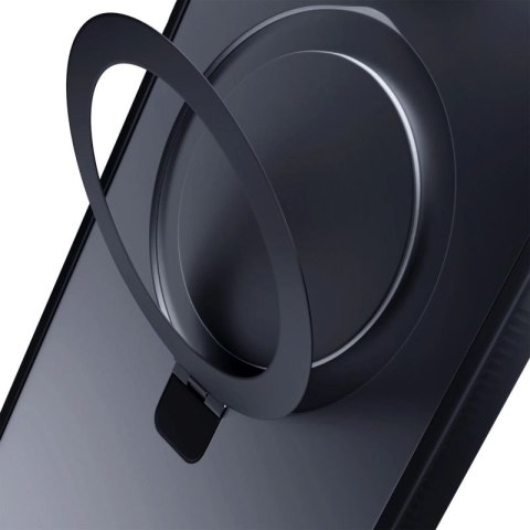 Etui 3mk Smoke Case Mag&Stand na Apple iPhone 12 pro max - czarne 3mk Protection