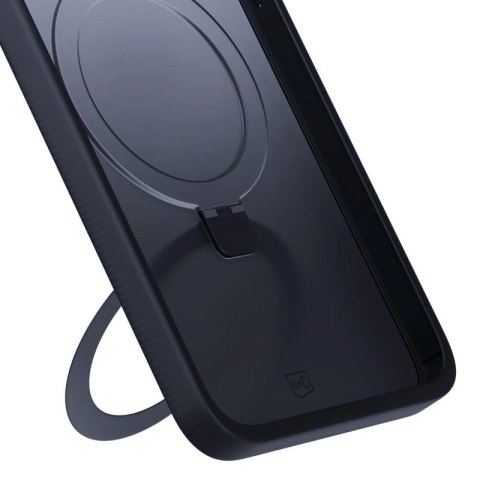 Etui 3mk Smoke Case Mag&Stand na Apple iPhone 12 pro max - czarne 3mk Protection