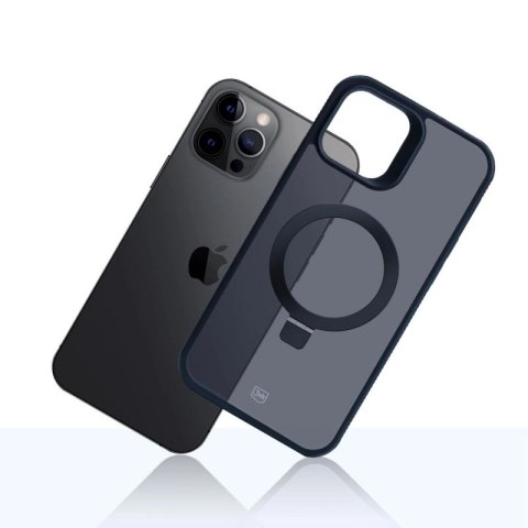Etui 3mk Smoke Case Mag&Stand na Apple iPhone 12 pro max - czarne 3mk Protection