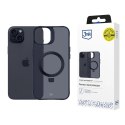 Etui 3mk Smoke Case Mag&Stand na Apple iPhone 15 plus - czarne 3mk Protection