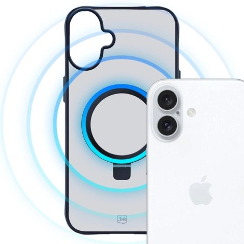 Etui 3mk Smoke Case Mag&Stand na Apple iPhone 16 plus - przezroczyste 3mk Protection