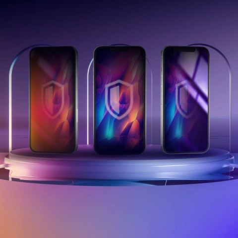 Prywatyzujące szkło hartowane 3mk Rainbow Privacy na Apple iPhone 15 3mk Protection