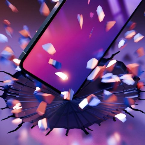 Prywatyzujące szkło hartowane 3mk Rainbow Privacy na Apple iPhone 16 3mk Protection