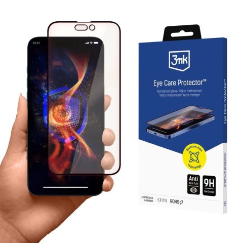 Szkło hartowane 3mk Eye Care Protector na Apple iPhone 15 Pro 3mk Protection