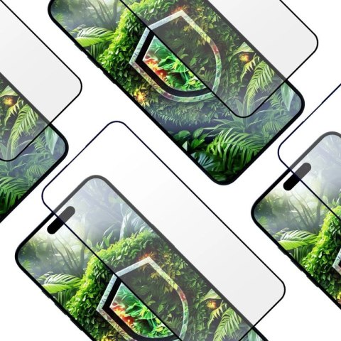 Szkło hartowane 9H 3mk HardGlass Max na Apple iPhone 15 Plus/16 Plus 3mk Protection