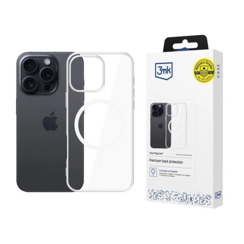 Etui 3mk Clear MagCase na Apple iPhone 16 Pro Max - przezroczyste 3mk Protection