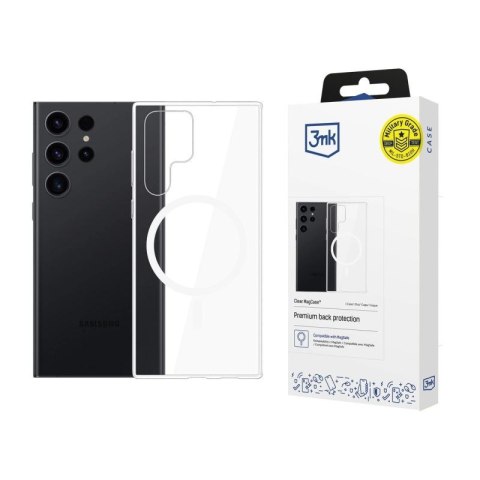 Etui 3mk Clear MagCase na Samsung Galaxy S23 Ultra - przezroczyste 3mk Protection