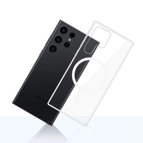 Etui 3mk Clear MagCase na Samsung Galaxy S23 Ultra - przezroczyste 3mk Protection