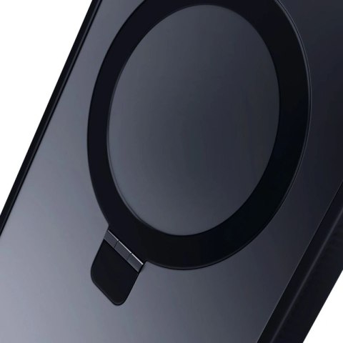 Etui 3mk Smoke Case Mag&Stand na Apple iPhone 15 pro max - czarne 3mk Protection
