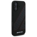 Etui AMG Checkered Flag Pattern MagSafe na iPhone 16 - czarne Mercedes