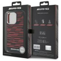 Etui AMG Silicone Graphics MagSafe na iPhone 16 Pro - czarne Mercedes