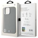 Etui BMW Sign Full Wrapped Metal MagSafe na iPhone 16 Pro Max - szare BMW