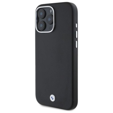 Etui BMW Sign Full Wrapped Metal MagSafe na iPhone 16 Pro - czarne BMW