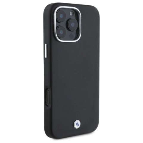 Etui BMW Sign Full Wrapped Metal MagSafe na iPhone 16 Pro - czarne BMW