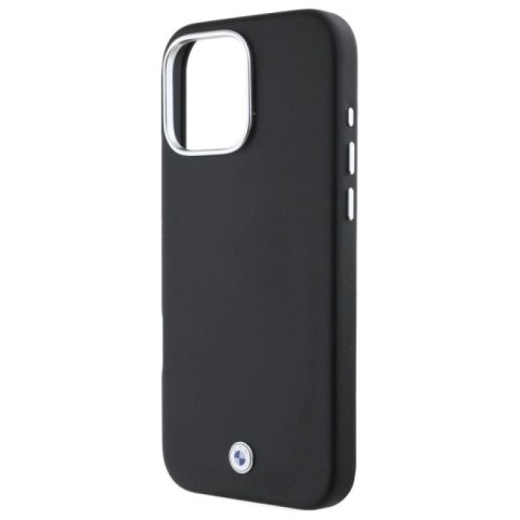 Etui BMW Sign Full Wrapped Metal MagSafe na iPhone 16 Pro - czarne BMW