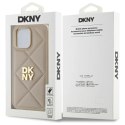 Etui DKNY Quilted Stack Logo na iPhone 14 Pro - beżowe DKNY