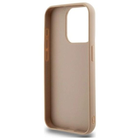 Etui DKNY Quilted Stack Logo na iPhone 15 Pro Max - beżowe DKNY