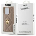 Etui DKNY Quilted Stack Logo na iPhone 15 Pro - beżowe DKNY