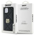 Etui DKNY Quilted Stack Logo na iPhone 15 - czarne DKNY