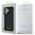 Etui Guess 4G Charms Collection na iPhone 16 Plus - czarne Guess