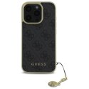 Etui Guess 4G Charms Collection na iPhone 16 Pro Max - czarne Guess